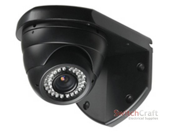 DAY/NIGHT EXTERNAL use DOME CAMERA with INTEGRAL IR ILLUMINATORS variable 4-9mm